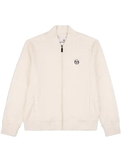 Jackets|Sergio Tacchini Livata Monogram Track Jacket- Gardenia