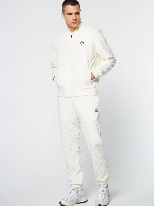 Jackets|Sergio Tacchini Livata Monogram Track Jacket- Gardenia