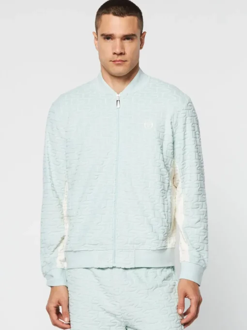 Tracksuits|Sergio Tacchini Livata Monogram Track Jacket- Surf Spray