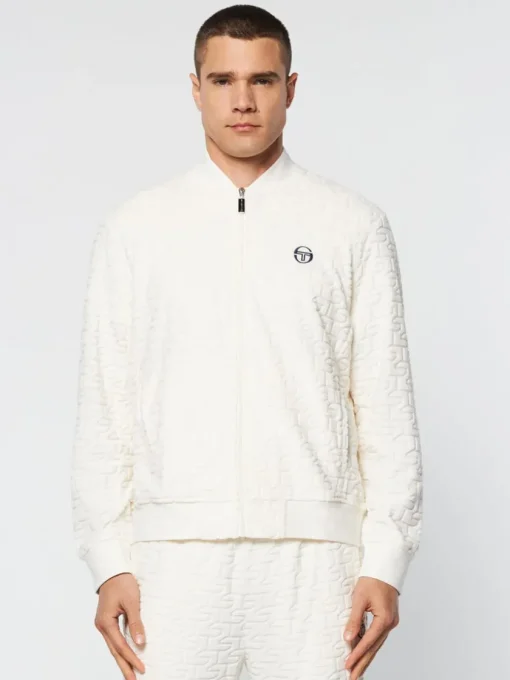 Tracksuits|Sergio Tacchini Livata Monogram Track Jacket- Gardenia