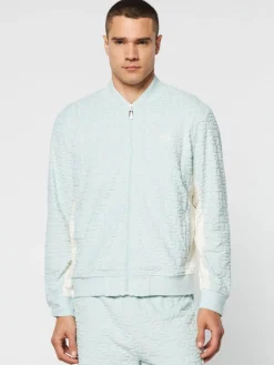 Jackets|Sergio Tacchini Livata Monogram Track Jacket- Surf Spray