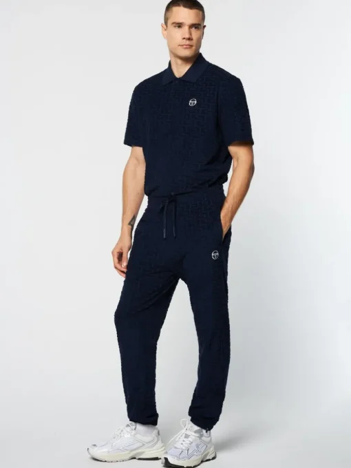 Tracksuits|Sergio Tacchini Livata Monogram Track Pant- Maritime Blue