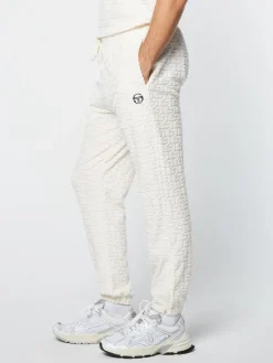 Pants And Sweatpants|Sergio Tacchini Livata Monogram Track Pant- Gardenia