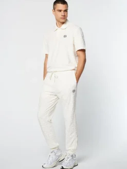 Pants And Sweatpants|Sergio Tacchini Livata Monogram Track Pant- Gardenia