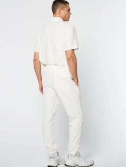 Pants And Sweatpants|Sergio Tacchini Livata Monogram Track Pant- Gardenia