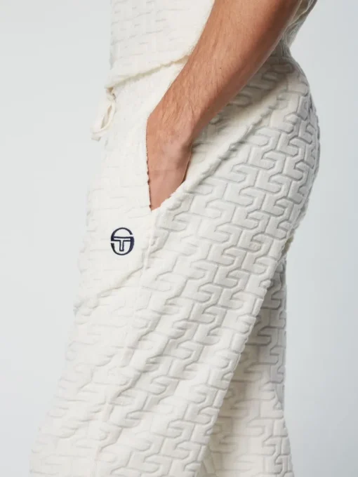 Pants And Sweatpants|Sergio Tacchini Livata Monogram Track Pant- Gardenia