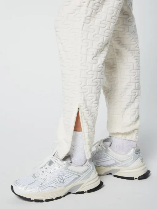 Pants And Sweatpants|Sergio Tacchini Livata Monogram Track Pant- Gardenia