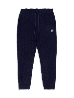 Pants And Sweatpants|Sergio Tacchini Livata Monogram Track Pant- Maritime Blue