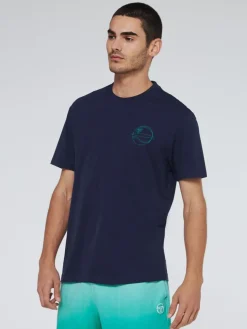 T-Shirts|Sergio Tacchini Lo Sport T-Shirt- Maritime Blue