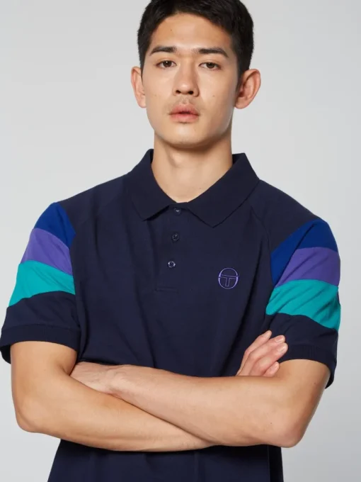 Polos|Sergio Tacchini Macao Polo- Maritime Blue