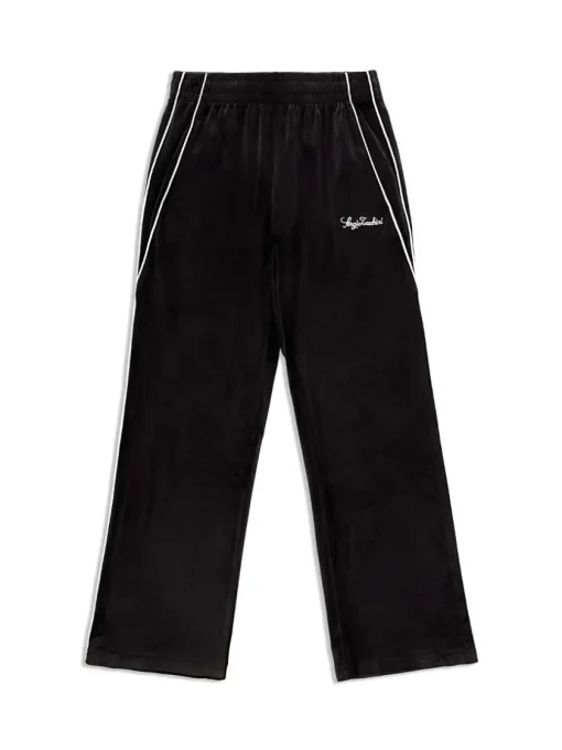 Velour|Sergio Tacchini Mare Velour Pant- Black Beauty
