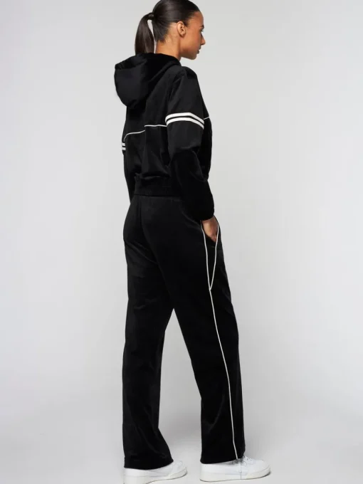 Velour|Sergio Tacchini Mare Velour Pant- Black Beauty