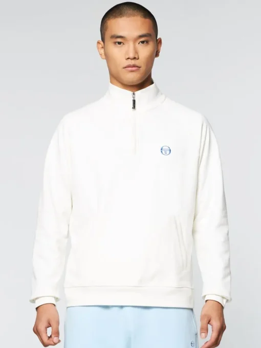 Sweatshirts And Hoodies|Sergio Tacchini Mezza Half Zip- Gardenia