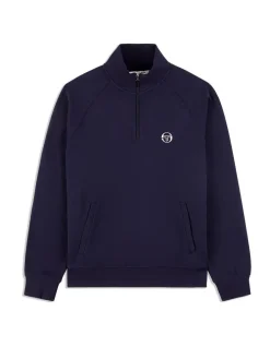 Sweatshirts And Hoodies|Sergio Tacchini Mezza Half Zip- Maritime Blue
