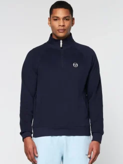 Sweatshirts And Hoodies|Sergio Tacchini Mezza Half Zip- Maritime Blue