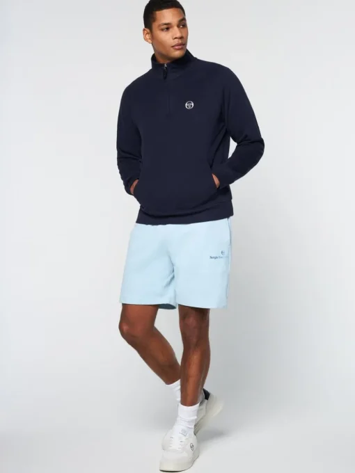 Sweatshirts And Hoodies|Sergio Tacchini Mezza Half Zip- Maritime Blue