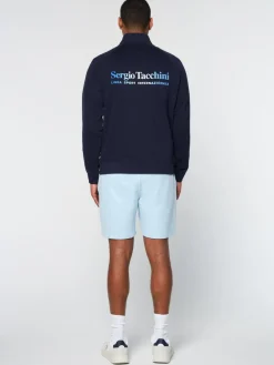 Sweatshirts And Hoodies|Sergio Tacchini Mezza Half Zip- Maritime Blue