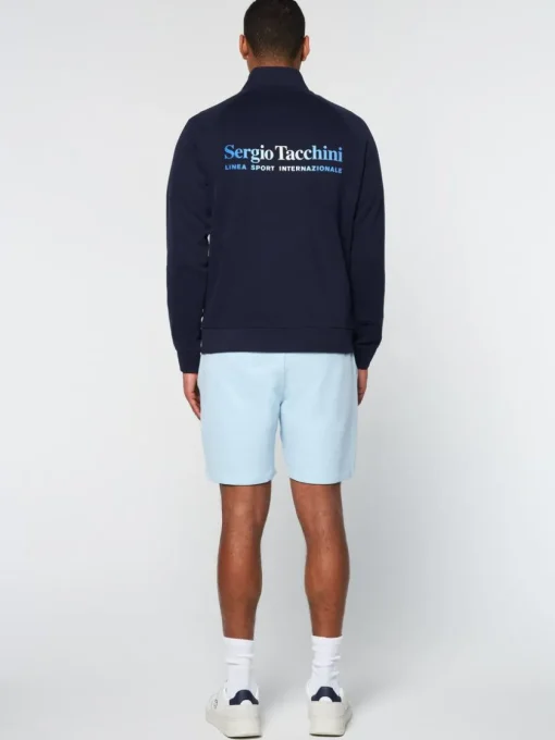 Sweatshirts And Hoodies|Sergio Tacchini Mezza Half Zip- Maritime Blue