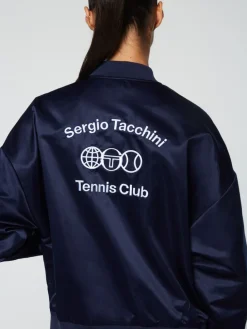 View All|Sergio Tacchini Miss Angela Bomber Jacket- Maritime Blue