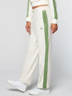 View All|Sergio Tacchini Miss Carlotta Velour Track Pant-Gardenia