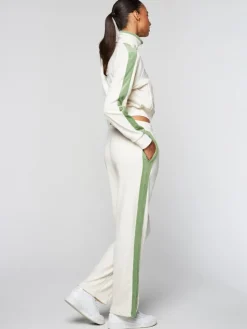 Velour|Sergio Tacchini Miss Carlotta Velour Track Pant-Gardenia