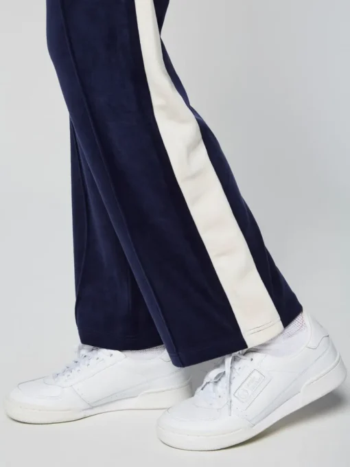 Tracksuits|Sergio Tacchini Miss Carlotta Velour Track Pant- Maritime Blue