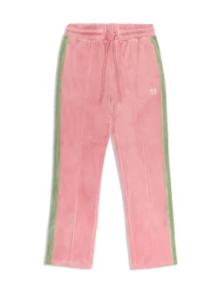 Velour|Sergio Tacchini Miss Carlotta Velour Track Pant- Wild Rose