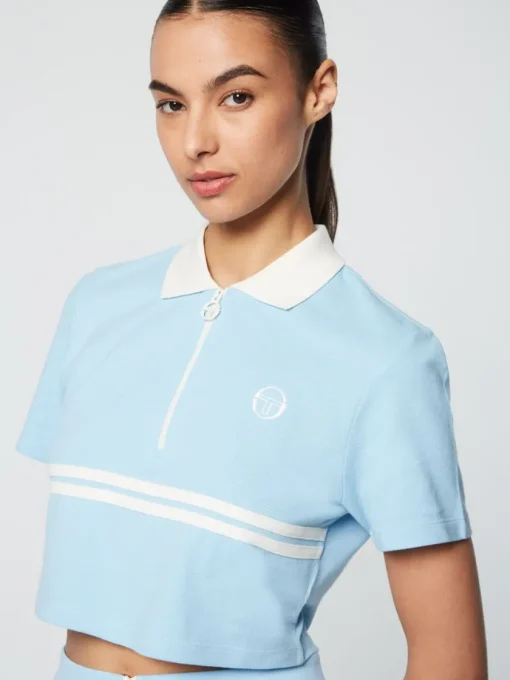 Tops And Sports Bras|Sergio Tacchini Miss Supermac Polo- Clear Sky