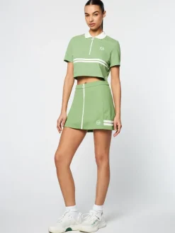 For The Court|Sergio Tacchini Miss Supermac Skirt- Jade Green