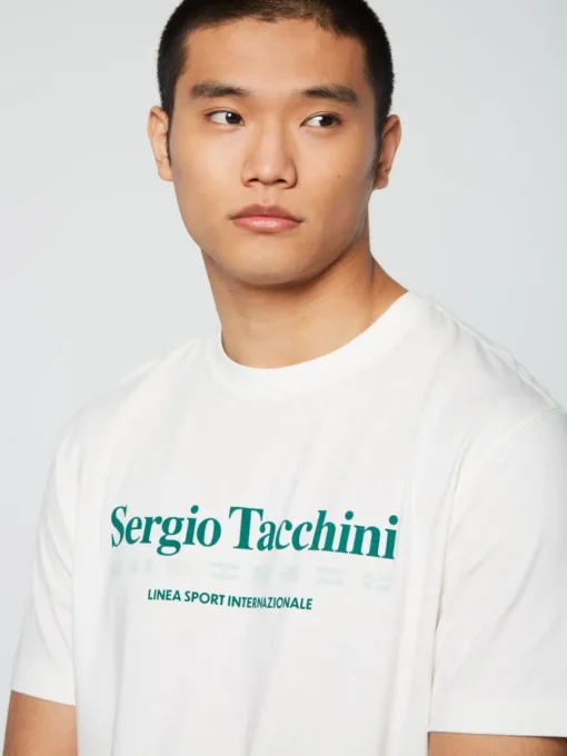 T-Shirts|Sergio Tacchini Monda T-Shirt- Gardenia
