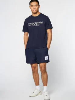 T-Shirts|Sergio Tacchini Monda T-Shirt- Maritime Blue