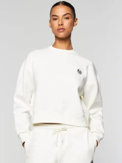 View All|Sergio Tacchini Monique Crewneck- Gardenia
