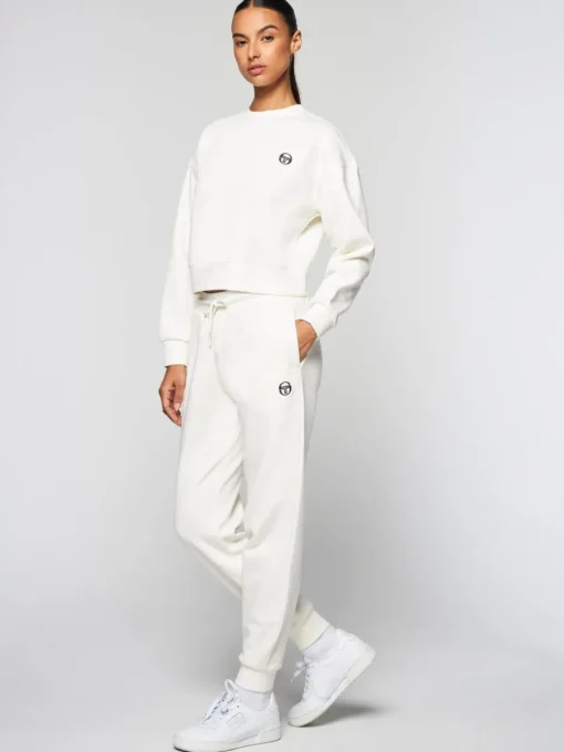 View All|Sergio Tacchini Monique Crewneck- Gardenia