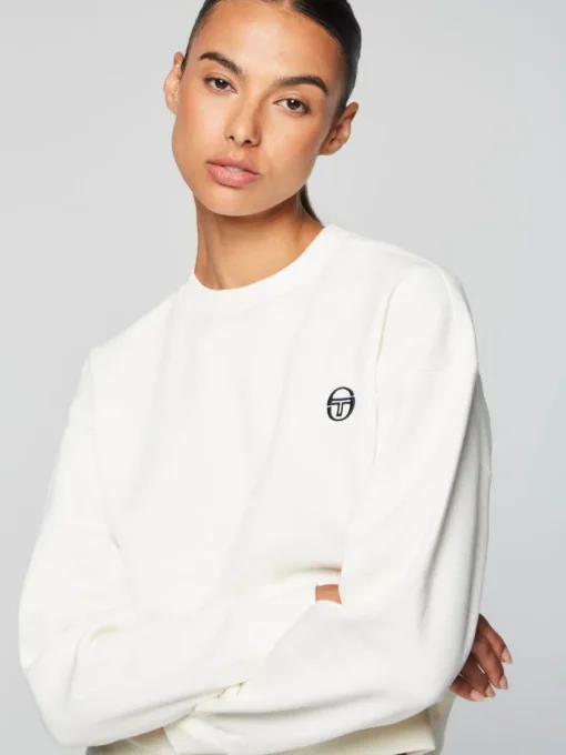 View All|Sergio Tacchini Monique Crewneck- Gardenia