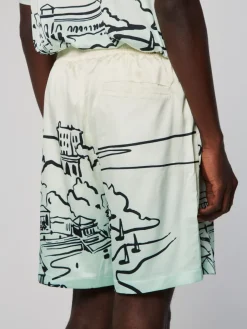 Shorts And Swim|Sergio Tacchini Monte Carlo Cabana Short- Multi/ Multi