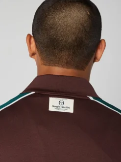 Tracksuits|Sergio Tacchini Monte Track Jacket Archivio- Deep Mahogany