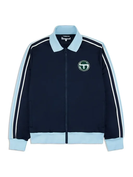 Jackets|Sergio Tacchini Monte Track Jacket Archivio- Maritime Blue