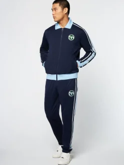 Jackets|Sergio Tacchini Monte Track Jacket Archivio- Maritime Blue
