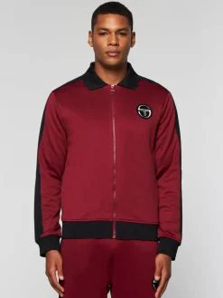 Jackets|Sergio Tacchini Monte Track Jacket Archivio- Merlot