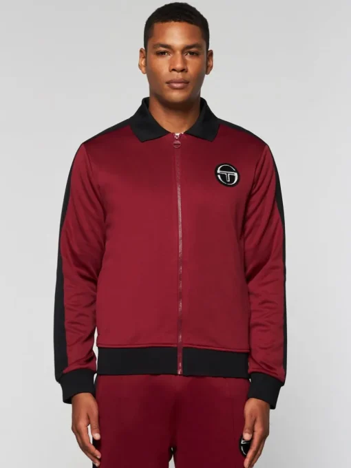 Jackets|Sergio Tacchini Monte Track Jacket Archivio- Merlot