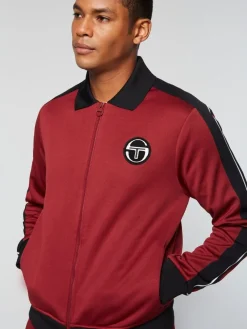 Jackets|Sergio Tacchini Monte Track Jacket Archivio- Merlot