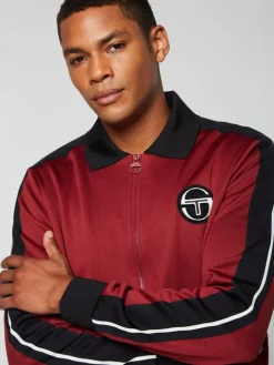 Jackets|Sergio Tacchini Monte Track Jacket Archivio- Merlot