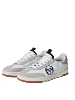 For The Court|Sergio Tacchini Neo Terrace Da Sneaker- White/ Antique White/ Raven