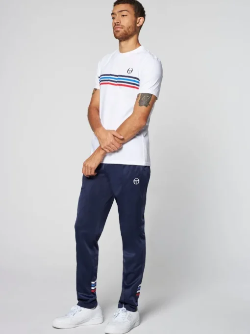 T-Shirts|Sergio Tacchini New Melfi Short Sleeve T-Shirt Archivio- White
