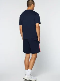 T-Shirts|Sergio Tacchini New Melfi T-Shirt- Maritime Blue/ White