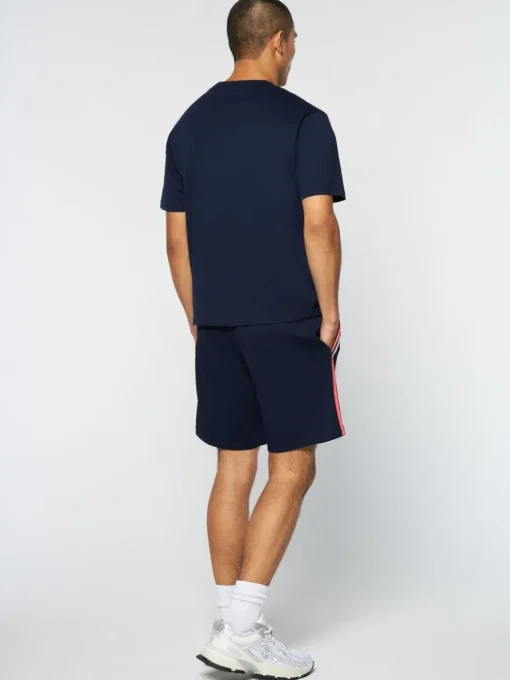 T-Shirts|Sergio Tacchini New Melfi T-Shirt- Maritime Blue/ White