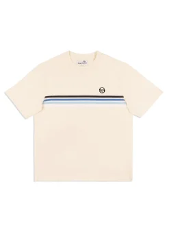 The Essentials|Sergio Tacchini New Melfi T-Shirt- Pearl/ Ivory