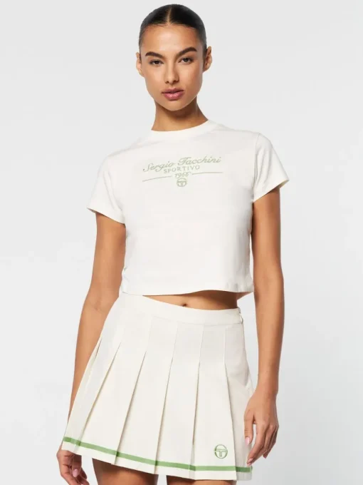 Tops And Sports Bras|Sergio Tacchini Nicola Graphic T-Shirt- Gardenia