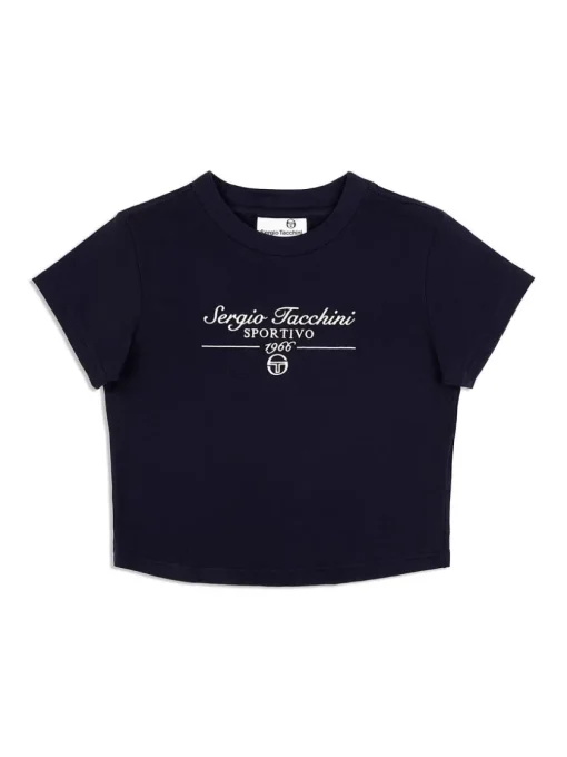 Tops And Sports Bras|Sergio Tacchini Nicola Graphic T-Shirt- Maritime Blue