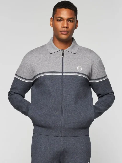 Jackets|Sergio Tacchini Nostra Track Jacket- Dark Grey/ Melange